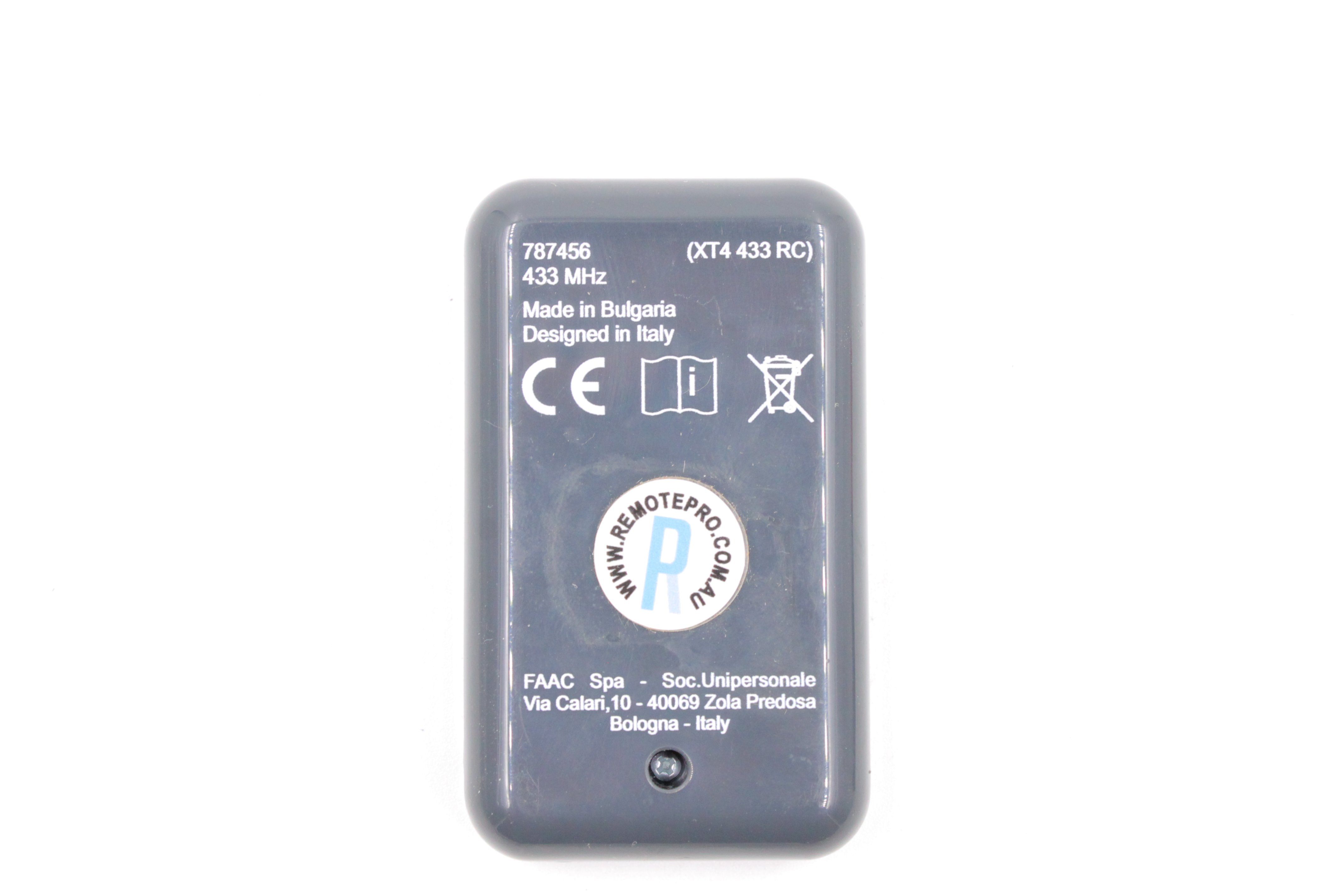 FAAC 787452 XT4 Genuine Remote | Remote Pro